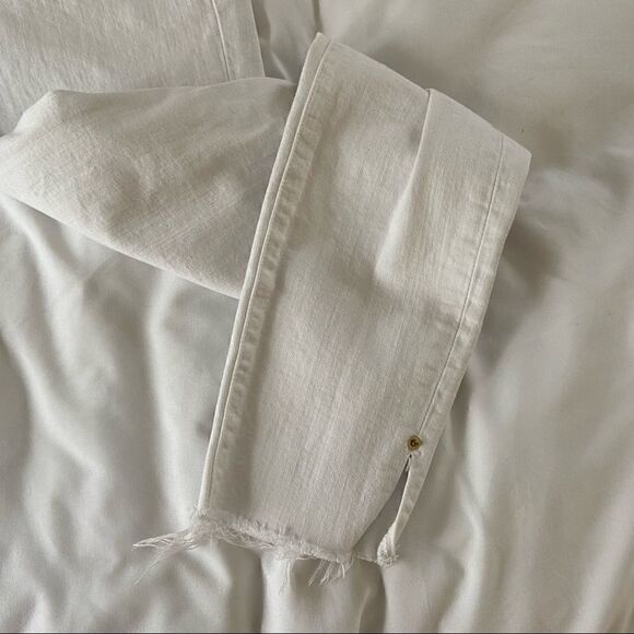 Frame Denim Le High Rise Skinny Crop White - Picture 3 of 10